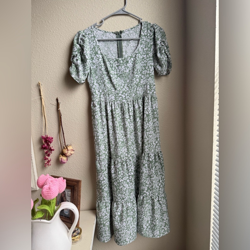 Green dress